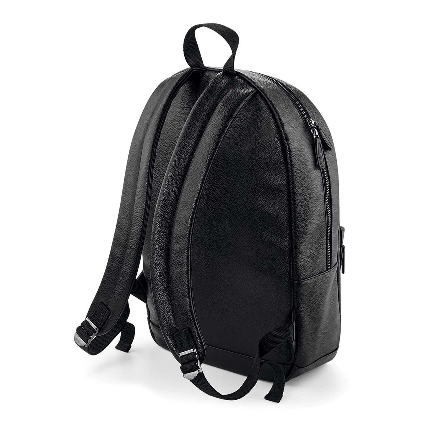 SODA - Faux leather computer backpack - black