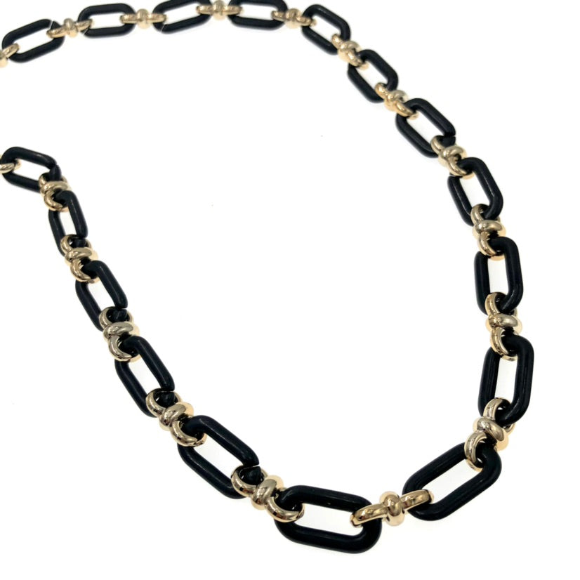 SODA - chain for sunglasses or smartphone - Black gold