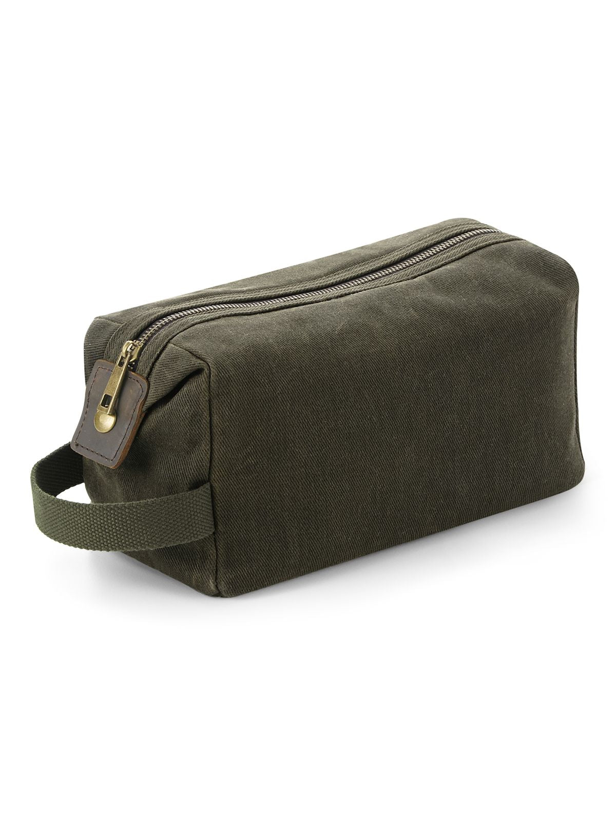 SODA - Wash bag Heritage Waxed Canvas - verde militare