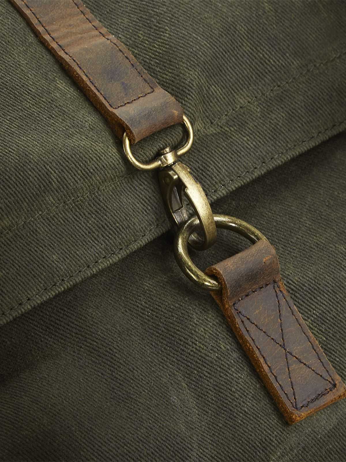 SODA - Heritage Waxed Canvas Backpack - military green