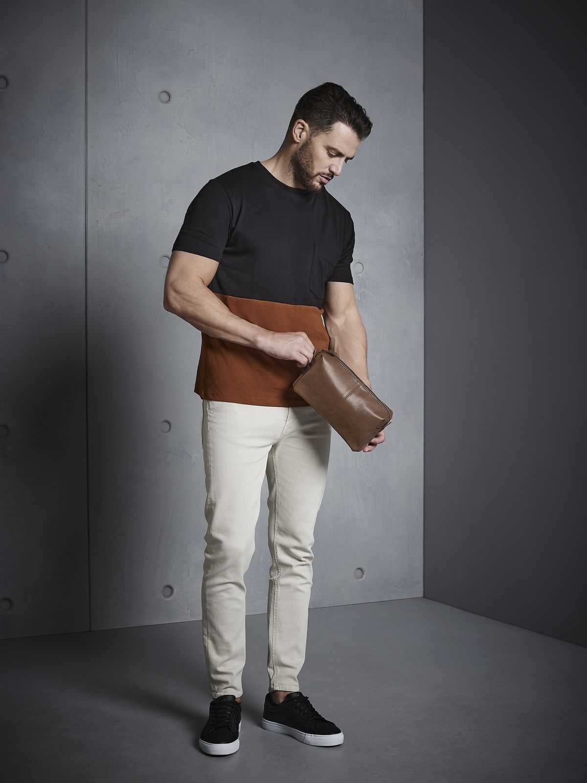 SODA - Washbag - marrone