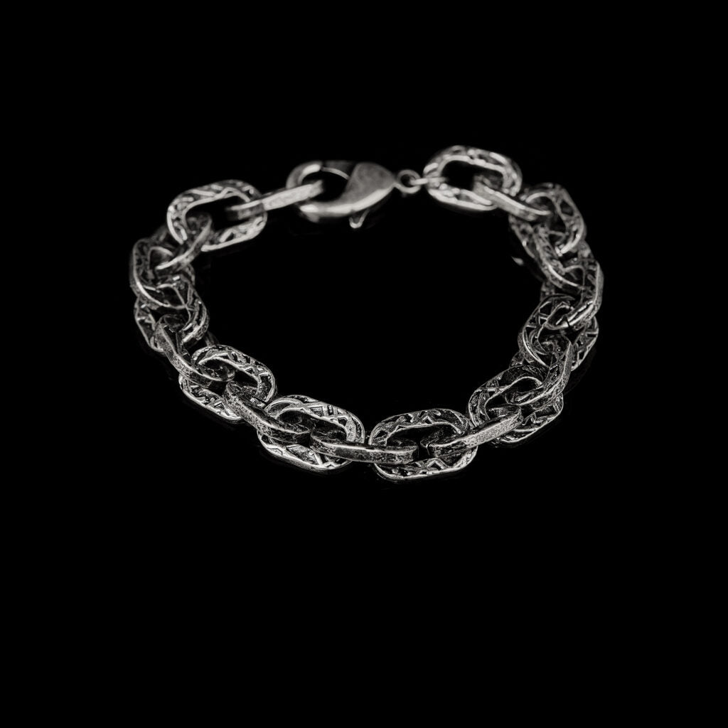 SODA - Aged silver CHAIN BRACELET