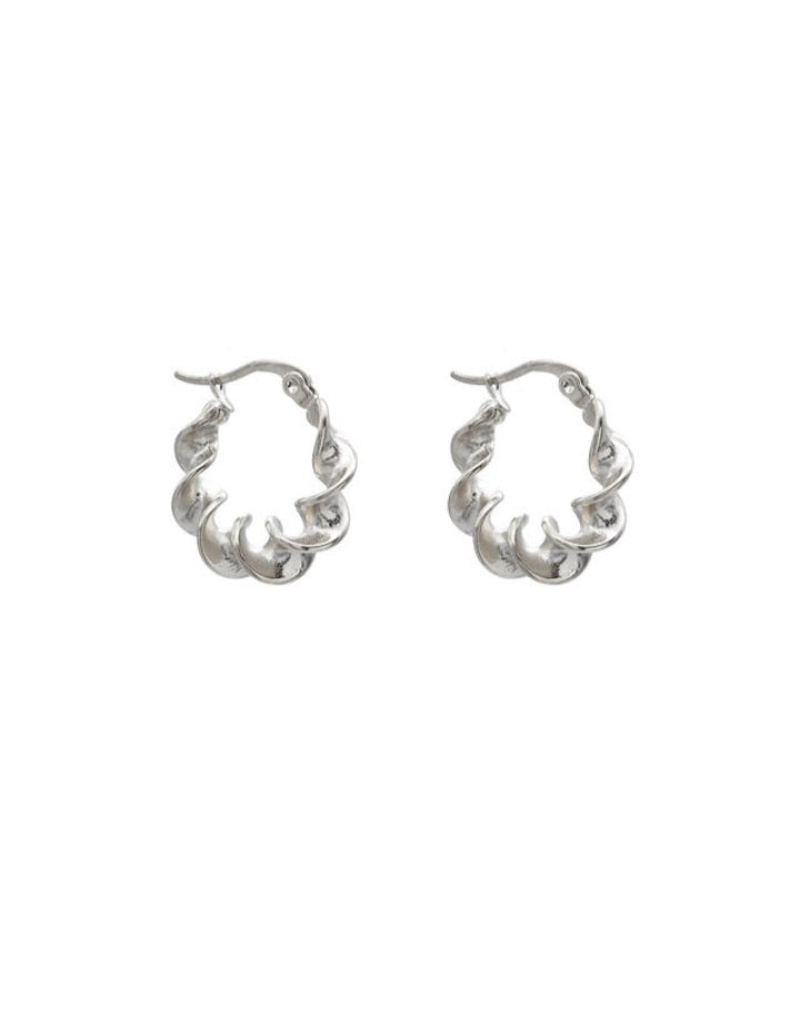 SODABIJOUX - Steel earrings - steel fusilli