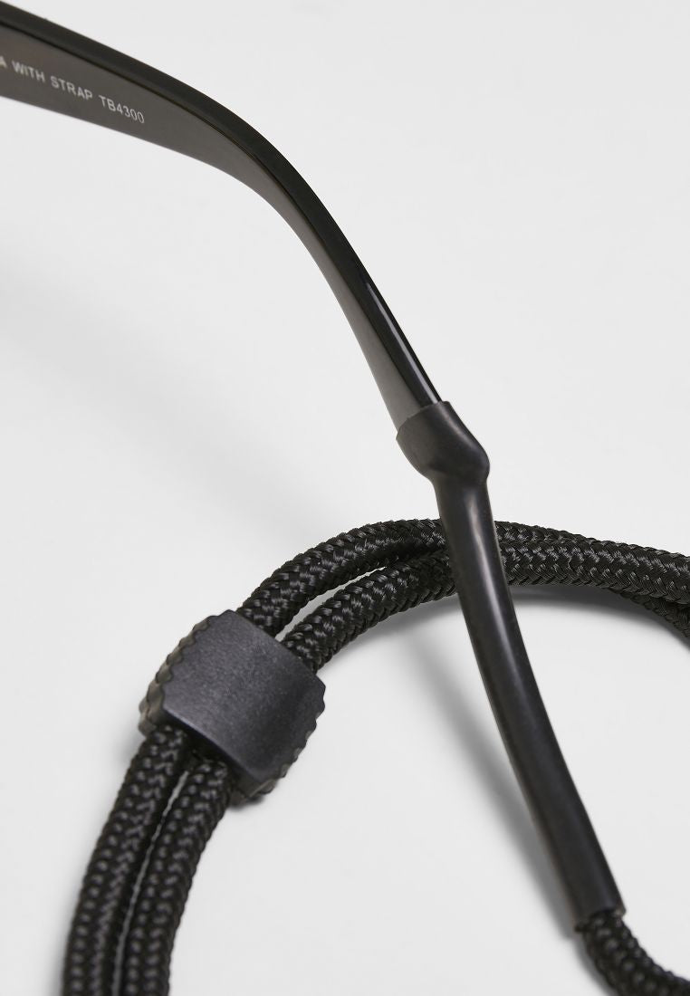 Urban Classic - Raja Sunglasses with strap - Black/yellow