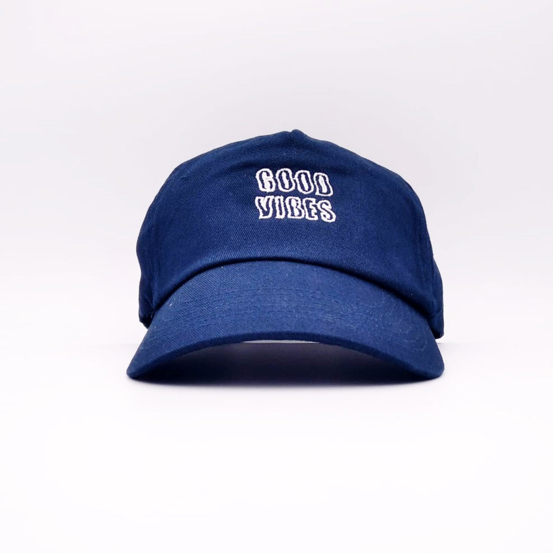 Soda StudioGood Vibes Baseball Cap - Navy/white