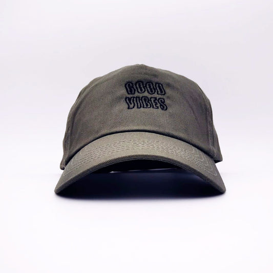 Soda StudioGood Vibes Baseball Cap - Army/black