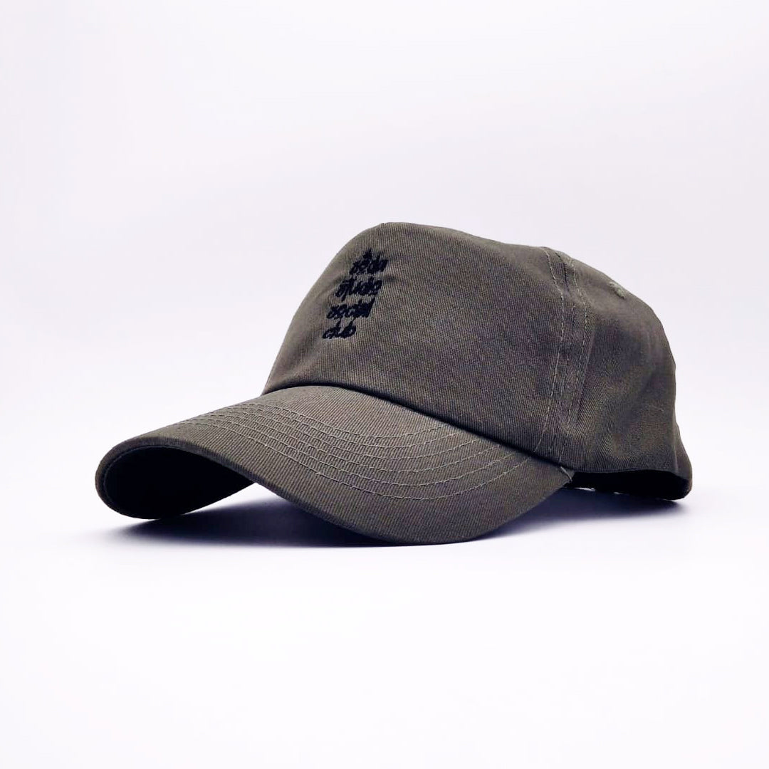 Soda StudioSoda Studio Social Club Baseball Hat - Army/black