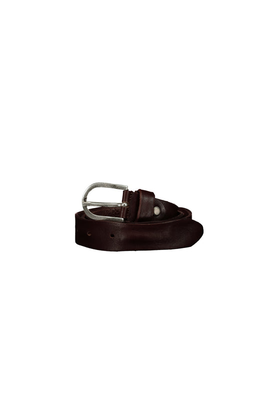 SODA - Genuine leather belt 25 mm - dark brown