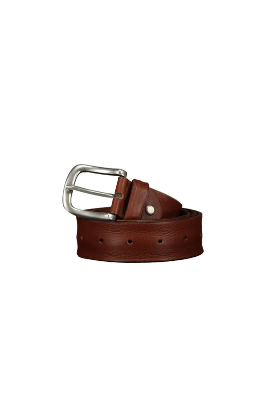 SODA - Genuine leather belt 35 mm - brown