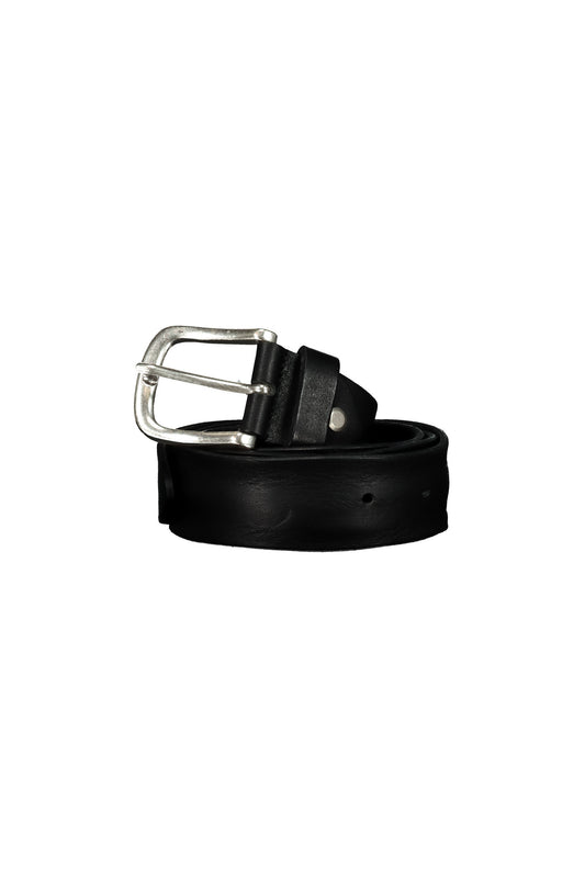 SODA - Genuine leather belt 35 mm - black