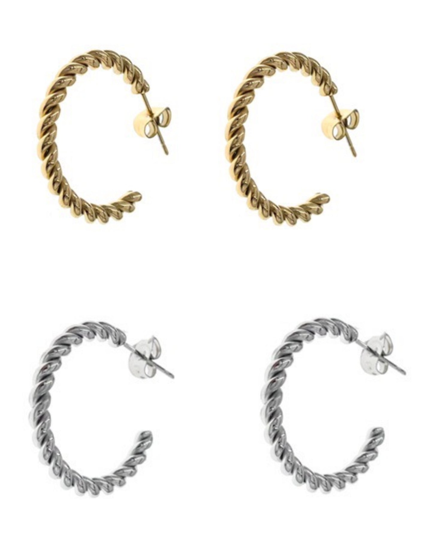 SODABIJOUX - Orecchini Acciaio - torchon