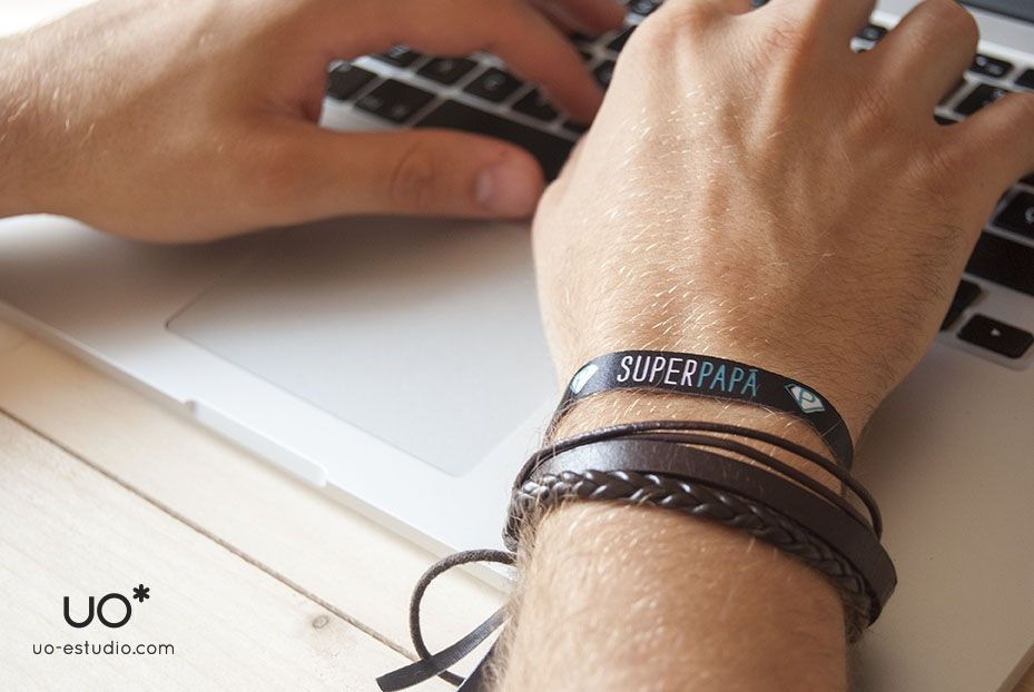 UO estudio "Superpapá" Bracelet Black