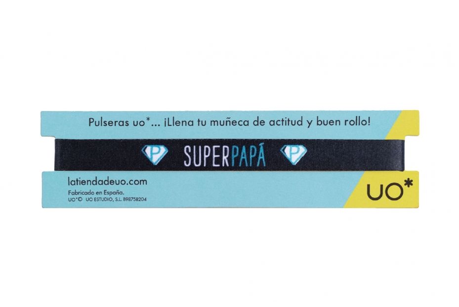 UO estudio "Superpapá" Bracelet Black