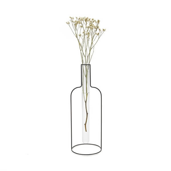Balvi - Bottle Vase Silhouette XL Black