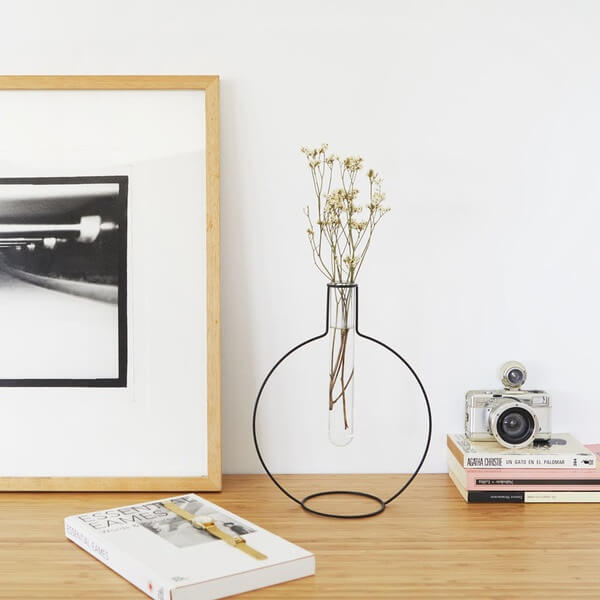 Balvi - Round Silhouette XL Vase Black