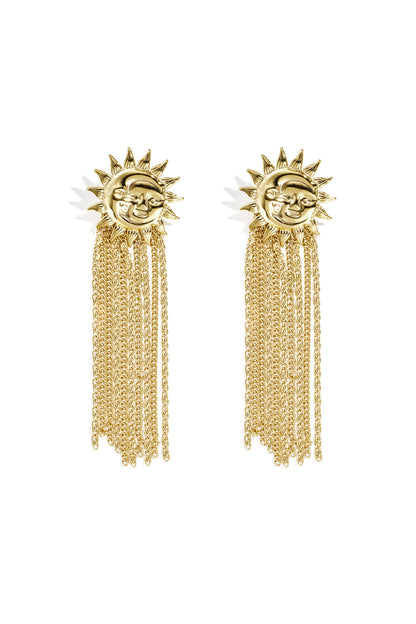 Stainless Steel Dangle Earrings sun Casual Daily Simple Series Women's jewelry