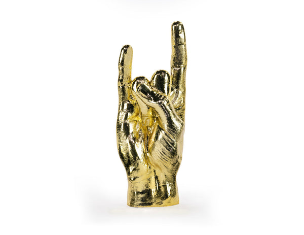 Bitten - YOU ROCK SCULTURA CORNA ORO