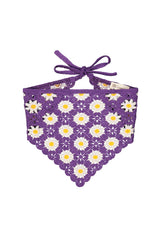 SODA - Daisy Crochet Bandana - Purple