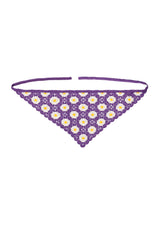SODA - Daisy Crochet Bandana - Purple