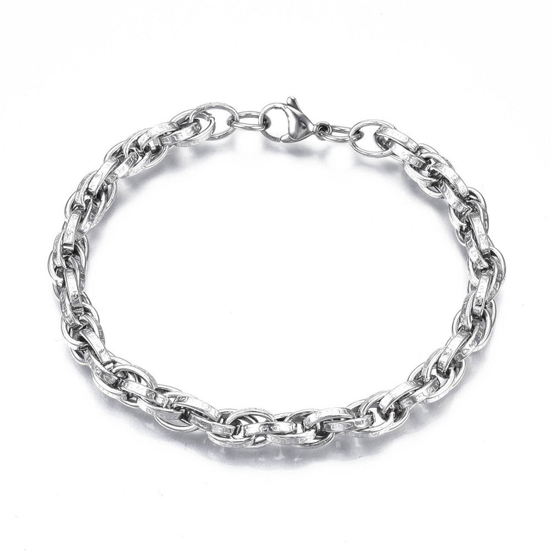 SODA - 6mm hammered mesh bracelet