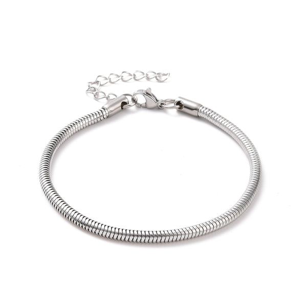 SODA - 4 mm snake steel bracelet