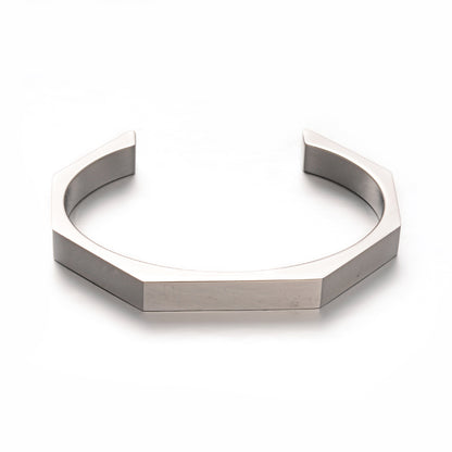 SODA - rigid hexagonal steel bracelet