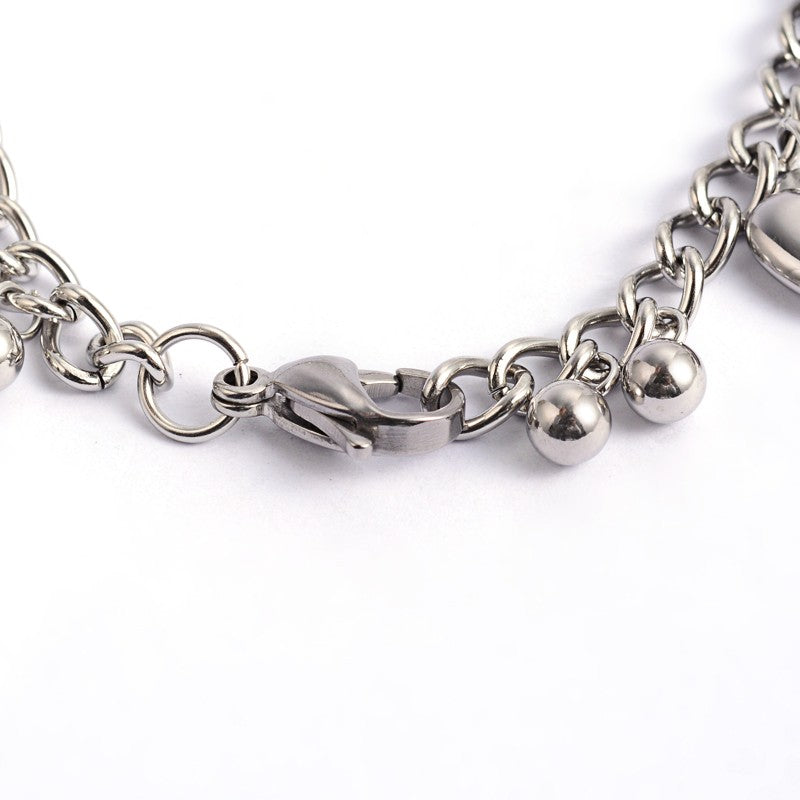 SODA - Steel bracelet with charm