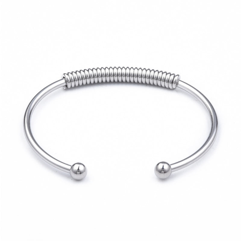 SODA - steel bracelet + rigid wire