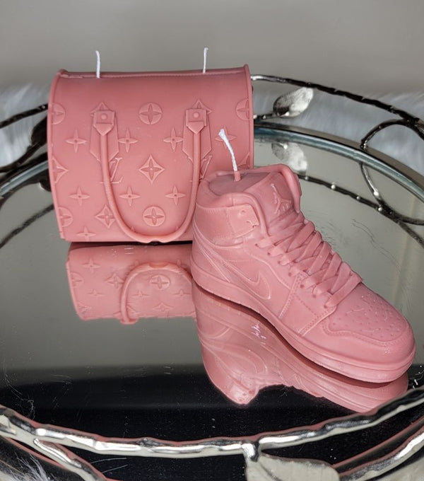 Air Candle - Candela sneakers Media AJ1 - Pink