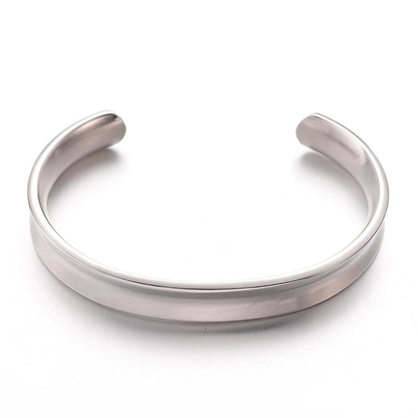 SODA - rigid curved steel bracelet