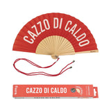 Fisura - Ventaglio "Cazzo di Caldo" rosso