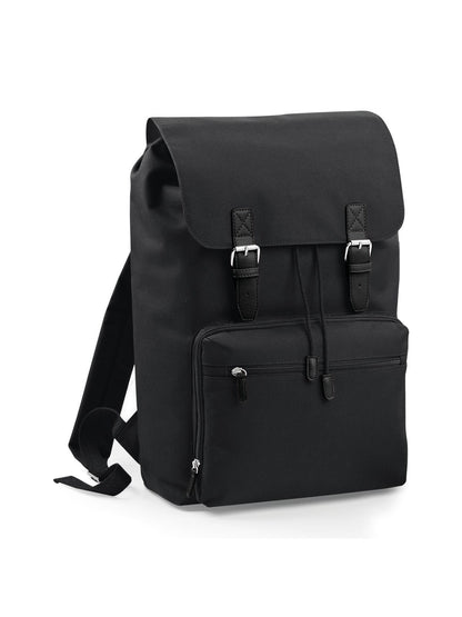 SODA - Zaino Vintage Laptop Backpack - Nero/Nero