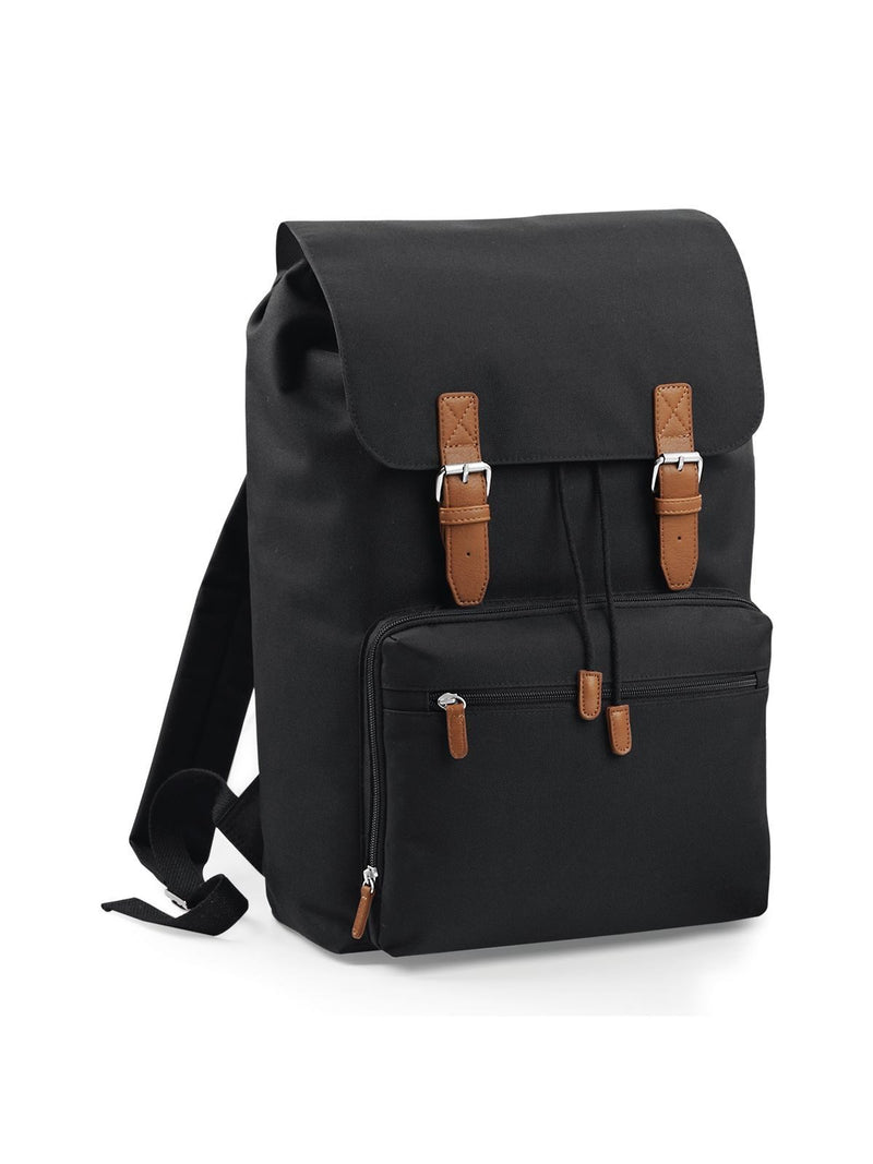 SODA - Zaino Vintage Laptop Backpack - Nero