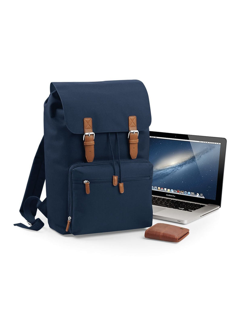 SODA - Zaino Vintage Laptop Backpack - Navy