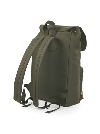 SODA - Zaino Vintage Laptop Backpack - olive green/black