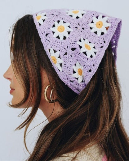 SODA - Bandana Crochet Daisy - Green