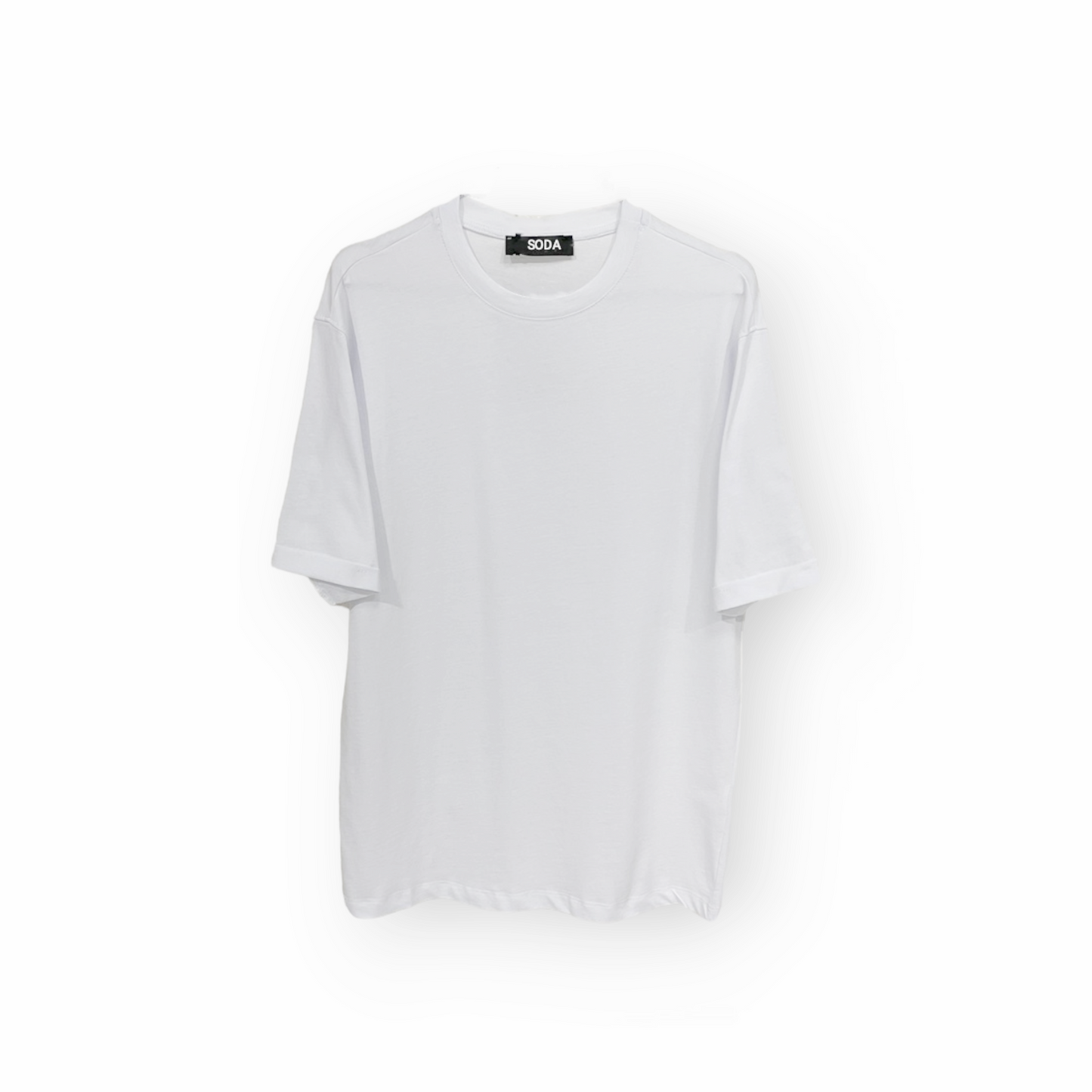 SODA - Made in Italy semi over t-shirt - White