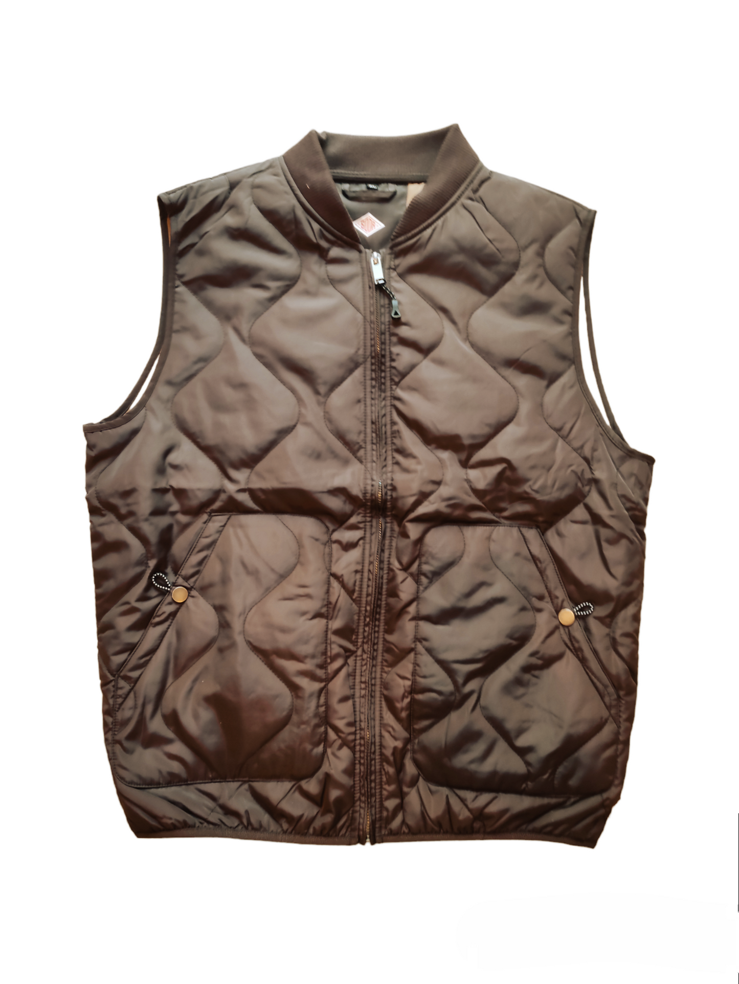 SODA - quilted vest - chocolate