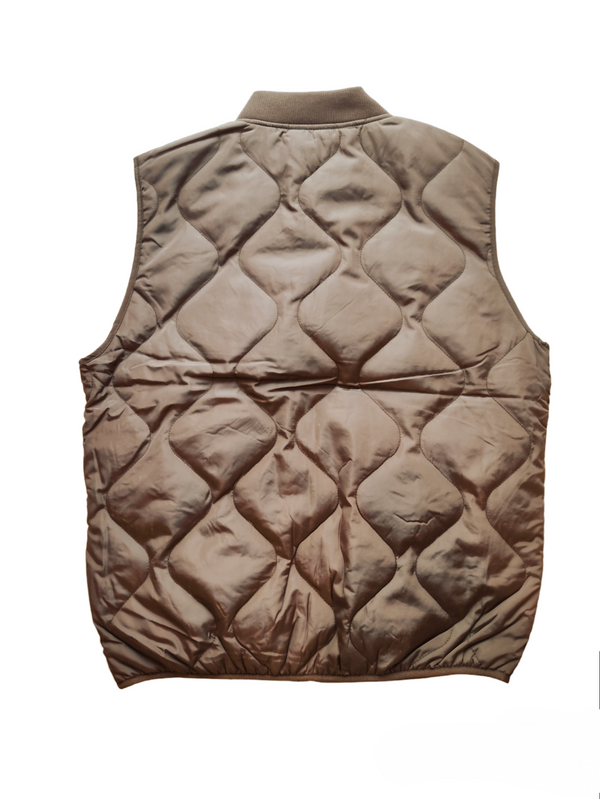 SODA - quilted vest - chocolate