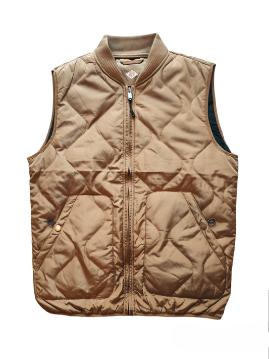 SODA - quilted vest - hazelnut