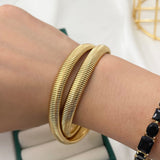 SODABIJOUX - Flexible bracelet - Gold