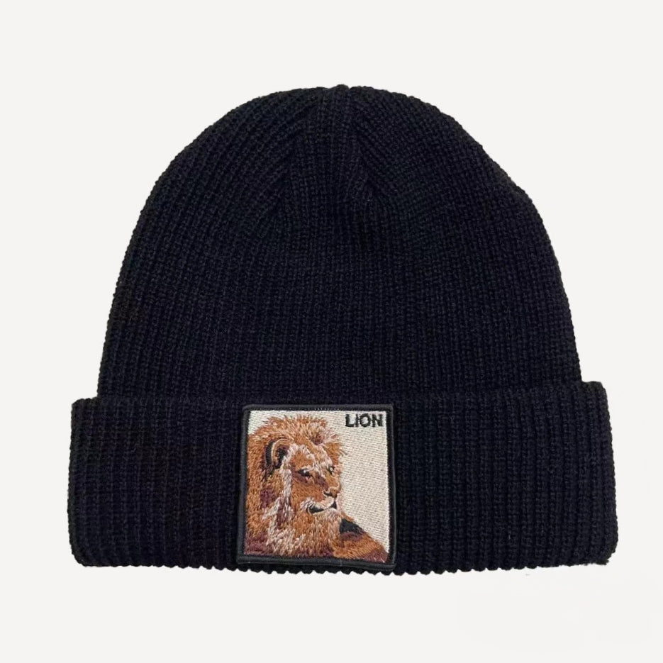 SODA - Cappello Beanies Patch - Lion Black