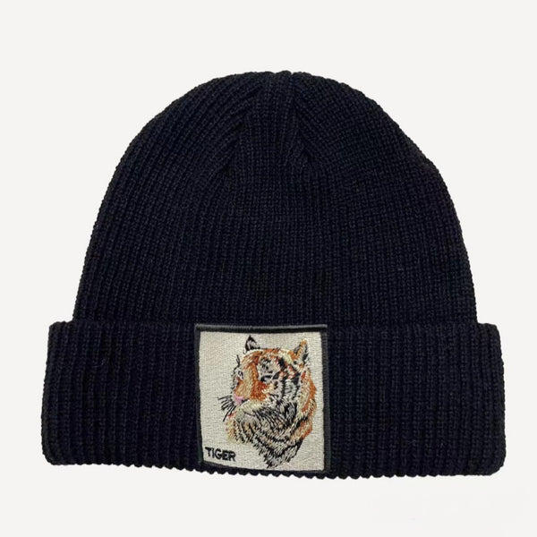 SODA - Cappello Beanies Patch - Tiger Black