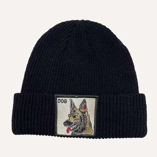 SODA - Cappello Beanies Patch - Dog Black