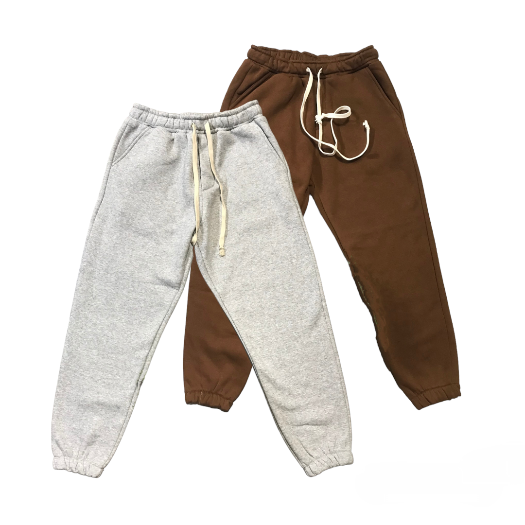 Soda - pantalone jogger Felpa Fluffy - Caffè