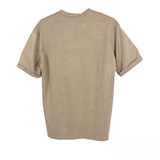 SODA - t-shirt Made in Italy cotone fiammato - Taupe