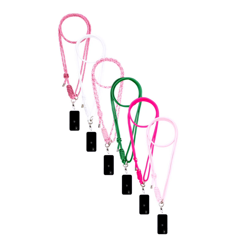 SODA STUDIO - phone strap - Fantasia Fucsia geometric