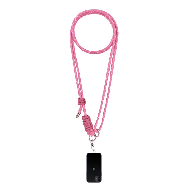 SODA STUDIO - phone strap - Fantasia Fucsia geometric