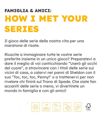 Serie tv- Gioco in scatola -hello fun