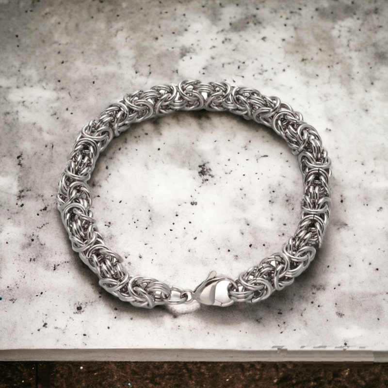 SODA - Classic Byzantine steel mesh bracelet